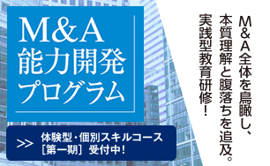 M&anp;A能力開発プログラム